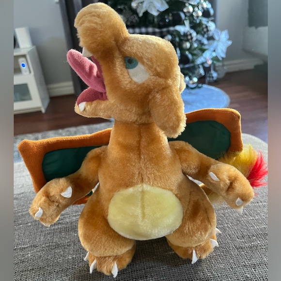 Pokemon 1999 Charizard Play By Play 10” Plush RARE - Picture 1 of 8